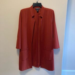 **SOLD!** Beautiful Rust/Burnt Orange Blazer Size Small!